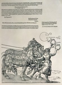 Carro Triunfal del Emperador Maximiliano I, Emperador de Alemania (1459-1519): (detalle) de Albrecht Dürer